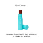 Surfchique open face color stick .25 oz 7 grams lasts over 5 months