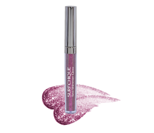 SURFCHIQUE Sea Shimmer Pearl Lip Gloss Deep Pink Sea #color_deep-pink-sea