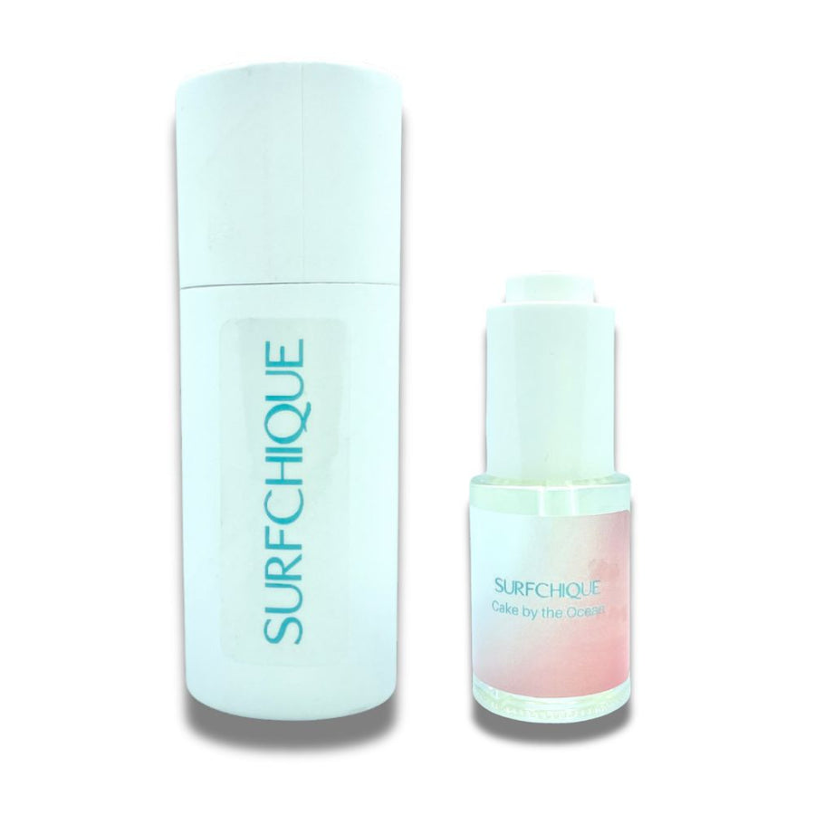 Cake by the Ocean perfume oil dropper bottle with paper tube gift box