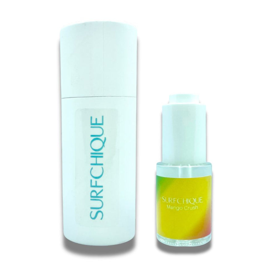 Mango Crush perfume oil dropper bottle with white paper tube gift box