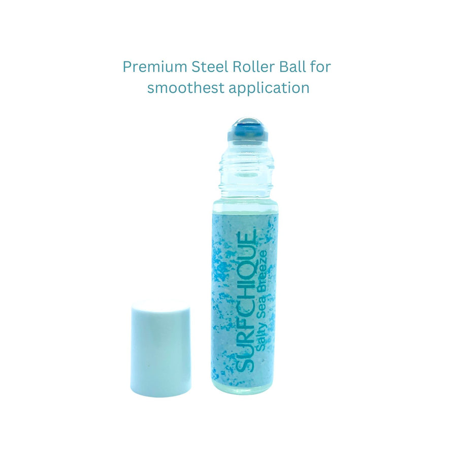 SURFCHIQUE Salty Sea Breeze Perfume oil with steel roller ball for smooth application