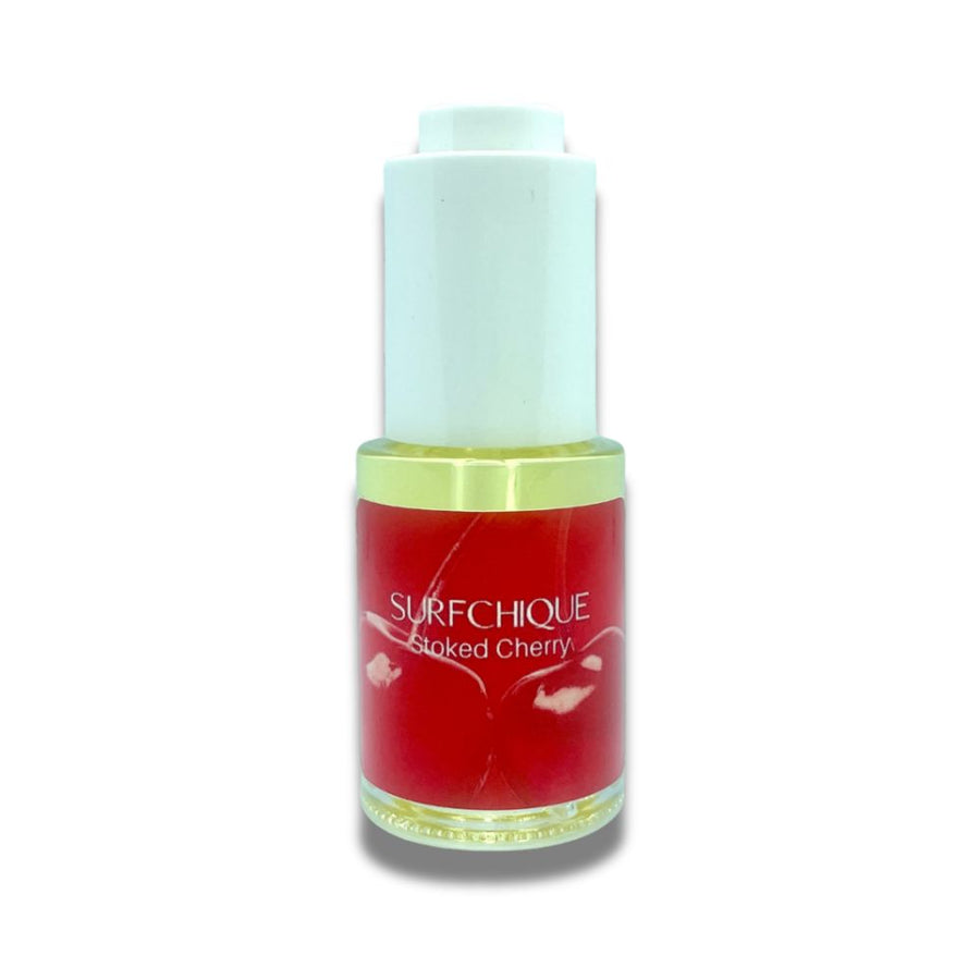 Stoked Cherry perfume oil dropper bottle