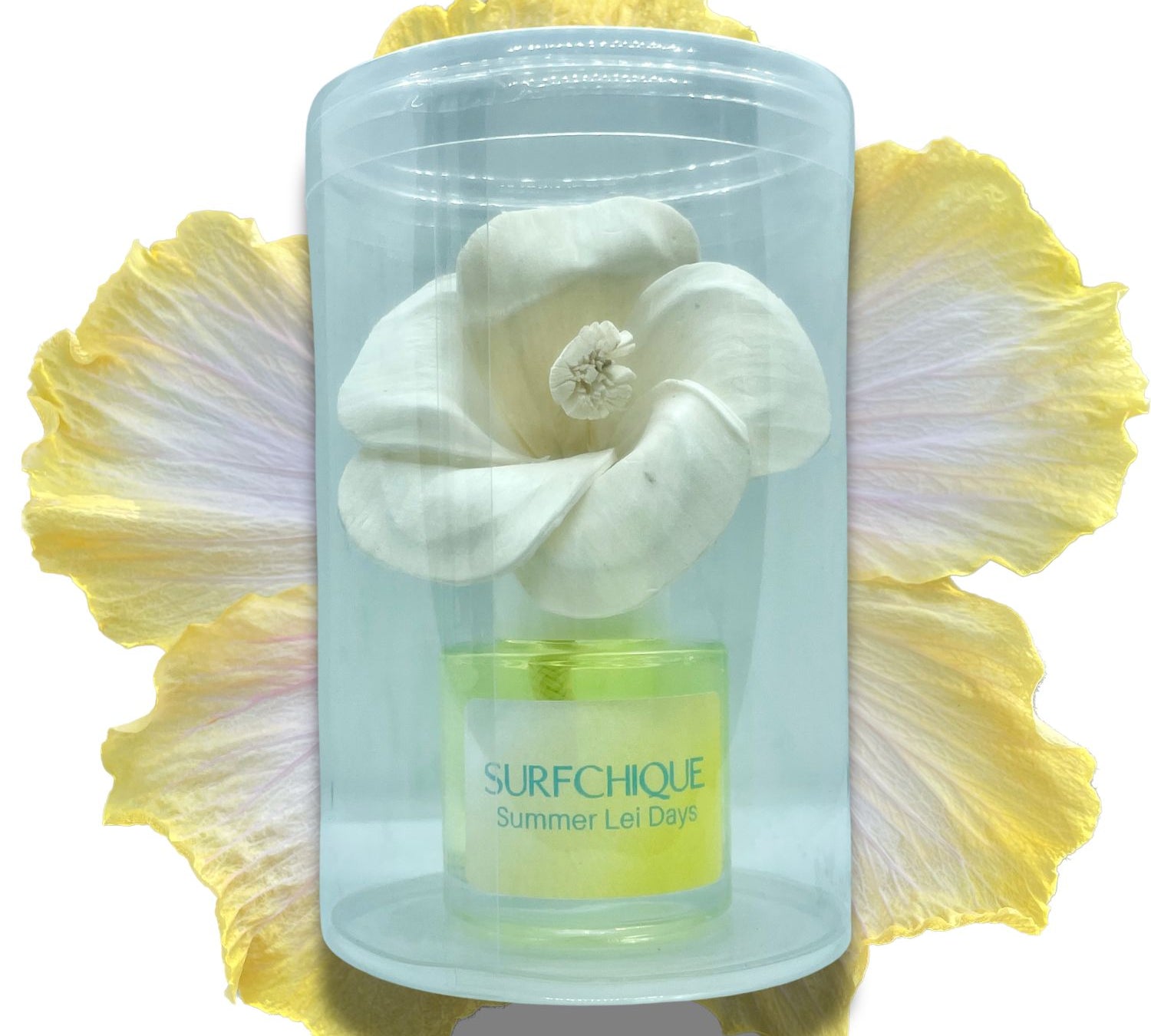 Perfume Flower fragrance diffuser in packaging - summer lei days tropical floral scent