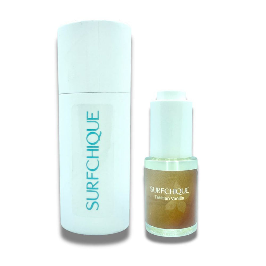 Tahitian Vanilla perfume oil dropper bottle with paper tube gift box