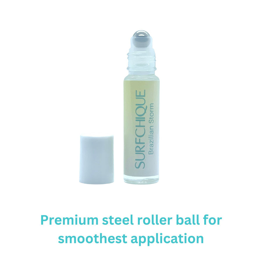 Brazilian Storm Rollerball perfume oil with steel roller for smooth application