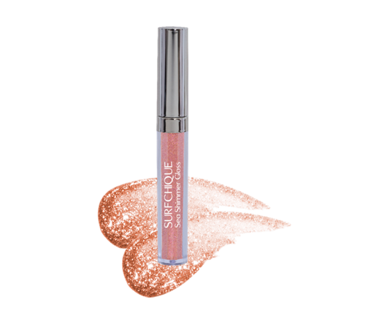SURFCHIQUE Sea Shimmer Pearl Lip Gloss Coral Reef 