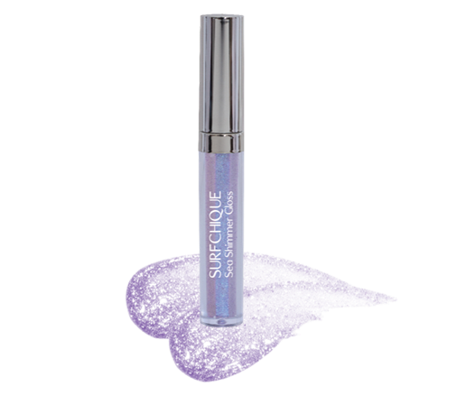 SURFCHIQUE Sea Shimmer Pearl Lip Gloss Ocean Pearls violet blue 
