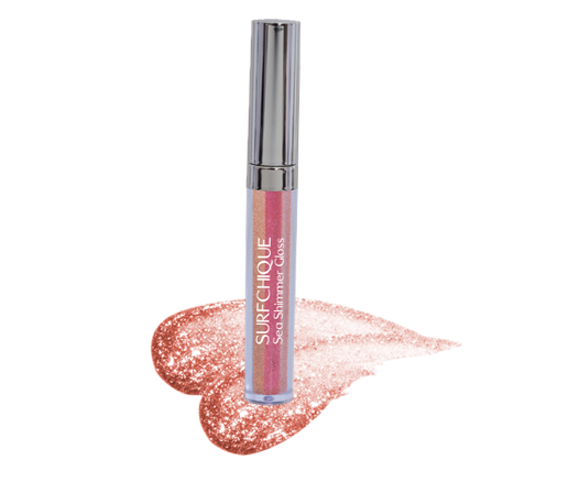 Sea Shimmer Pearl Lip Gloss Sunset After Glow red 
